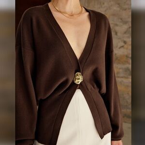 Elegant Brown Sweater